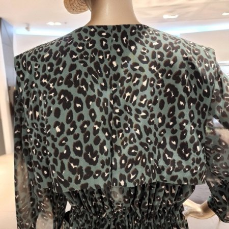 케이프형 쉬폰 트렌치자켓