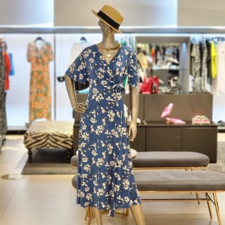 가슴랩 롱원피스