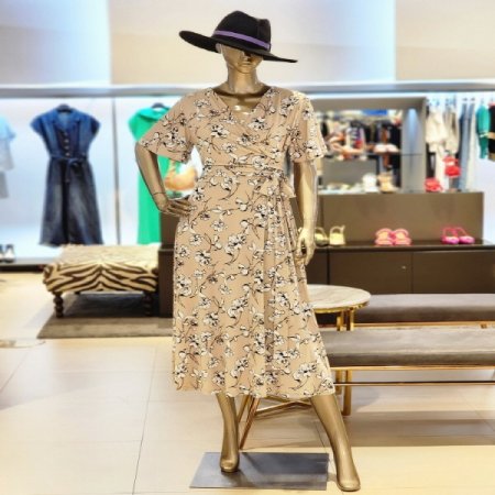 가슴랩 롱원피스