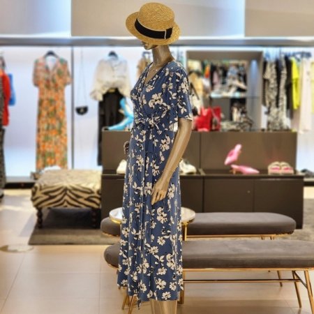 가슴랩 롱원피스