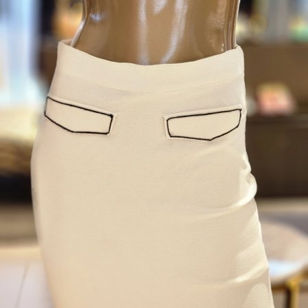 미니포켓 니트스커트