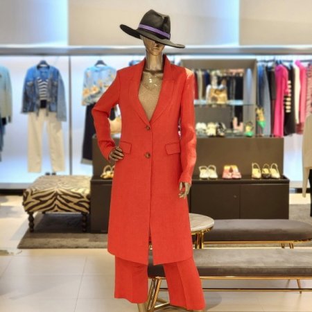 린넨 싱글롱자켓