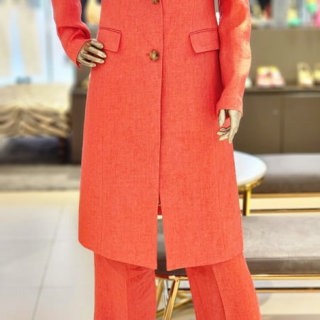 린넨 싱글롱자켓