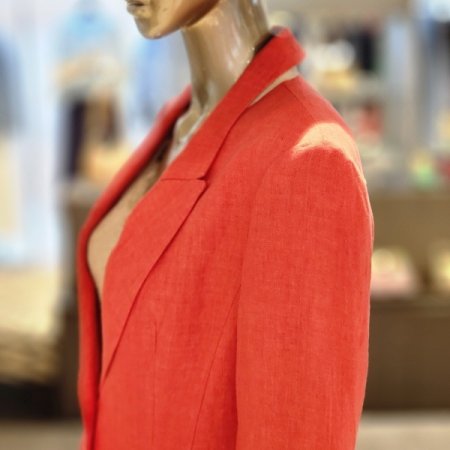 린넨 싱글롱자켓