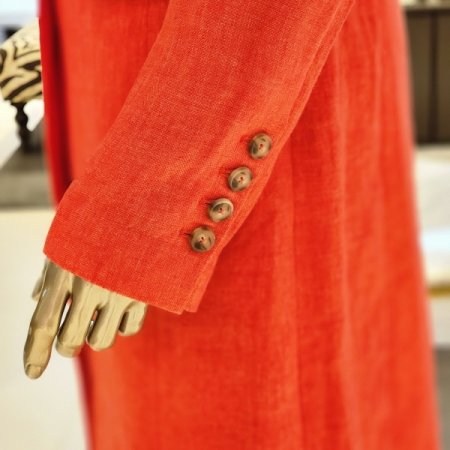 린넨 싱글롱자켓