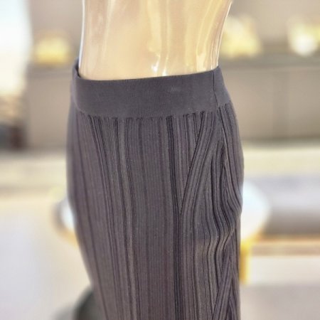 타이트 골지니트스커트