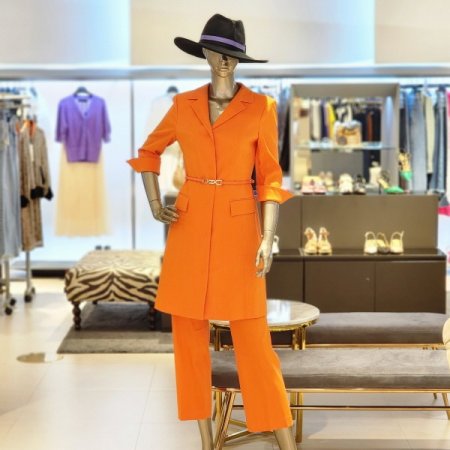 린넨 벨트셑싱글롱자켓