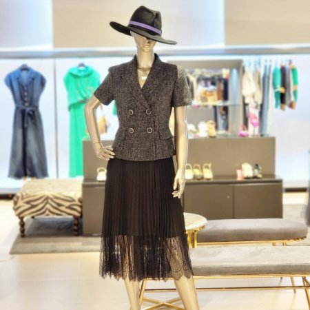 자켓형 플리츠원피스