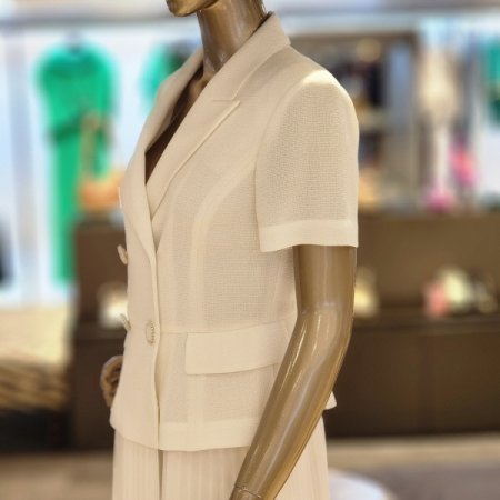 자켓형 플리츠원피스