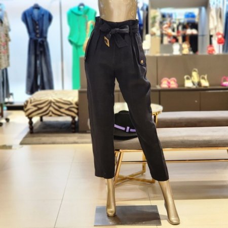 하이웨스트 핀턱스트라이프팬츠