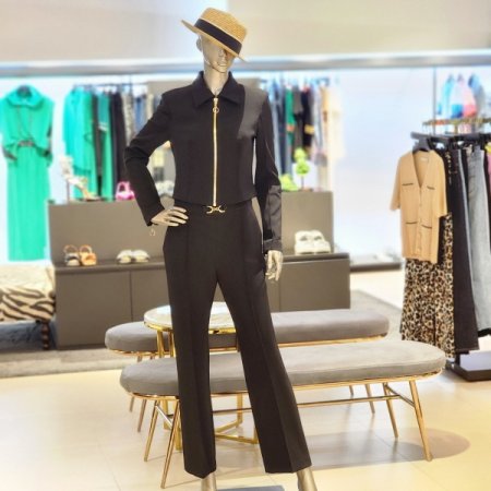 집업 카라넥크롭자켓