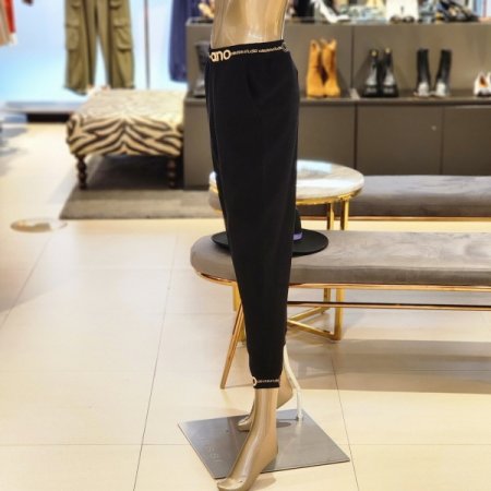 레터링밴딩 니트팬츠