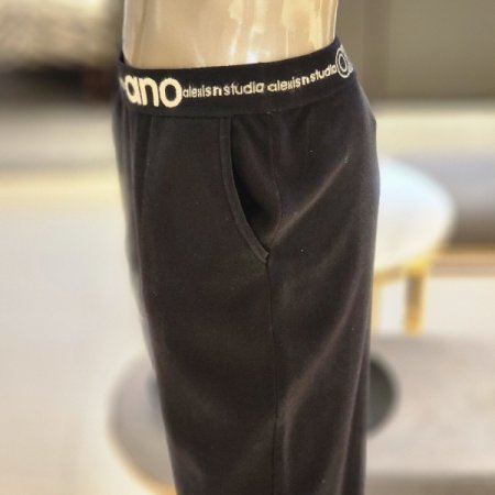 레터링밴딩 니트팬츠