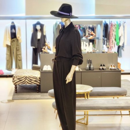 히든단추 카라넥점프슈트