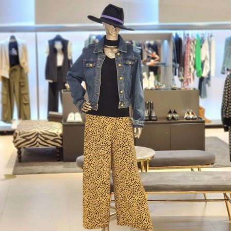 어깨포인트 데님자켓