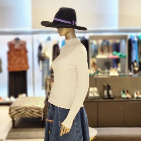 진주장식 골지니트