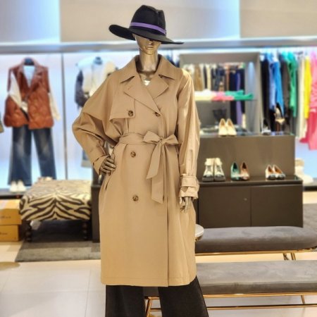 가오리핏 옆트임트렌치코트