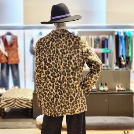 레오파드 롱자켓