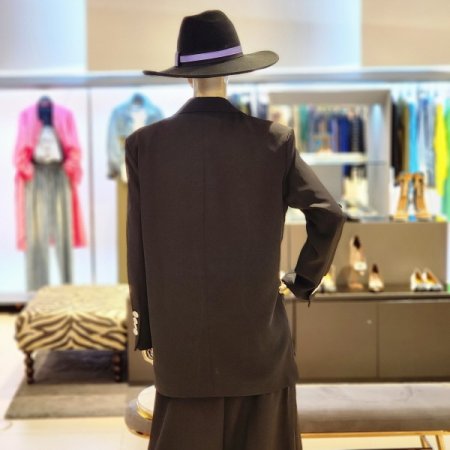 로고 캐주얼하프자켓