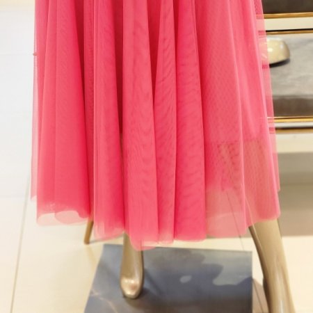 쉬폰 밴딩롱스커트