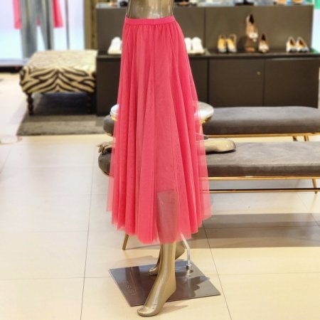 쉬폰 밴딩롱스커트