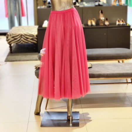 쉬폰 밴딩롱스커트