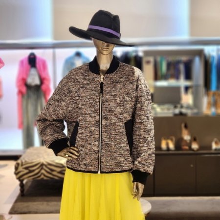 퀼팅 메탈집업점퍼