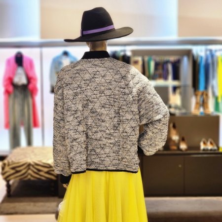 퀼팅 메탈집업점퍼