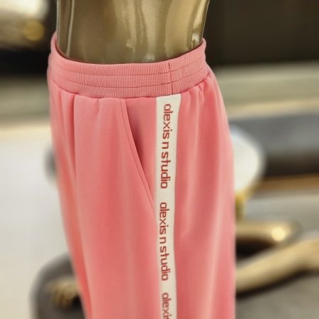 레터링 옆라인 밴딩 조거팬츠