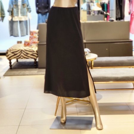 옆트임 밴딩롱스커트