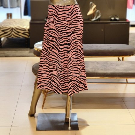 지브라 옆트임롱스커트