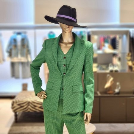 체크 테일러드자켓