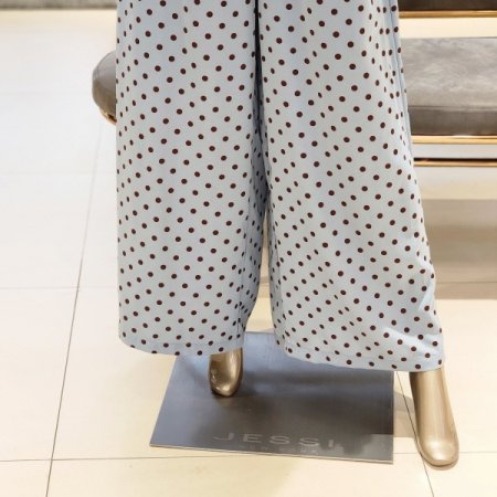 도트 와이드점프슈트