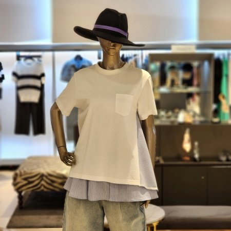 셔츠레이어드 롱티셔츠