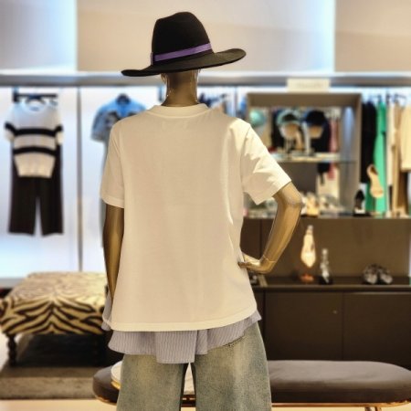 셔츠레이어드 롱티셔츠