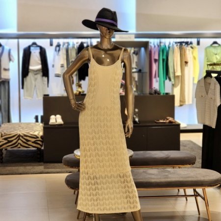 니트 슬림롱원피스