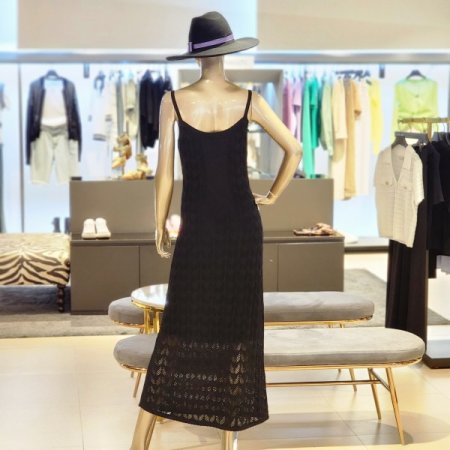 니트 슬림롱원피스