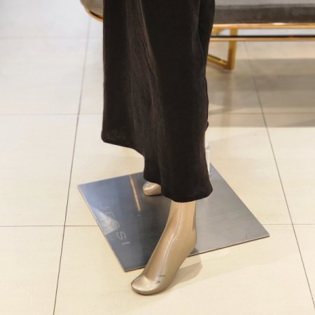 민소매 카라 린넨 롱 원피스