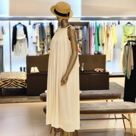 홀터넥 롱원피스