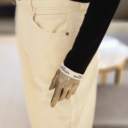 레터링 라운드넥리본가디건