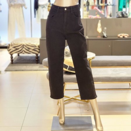 배기핏 스판데님팬츠