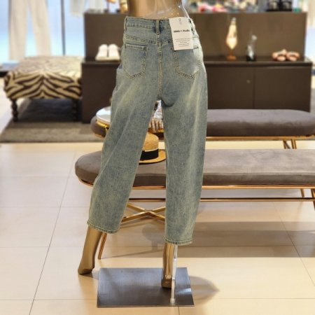 스판 배기핏데님팬츠