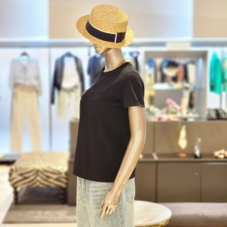 GLAM자수반팔티셔츠