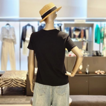 GLAM자수반팔티셔츠