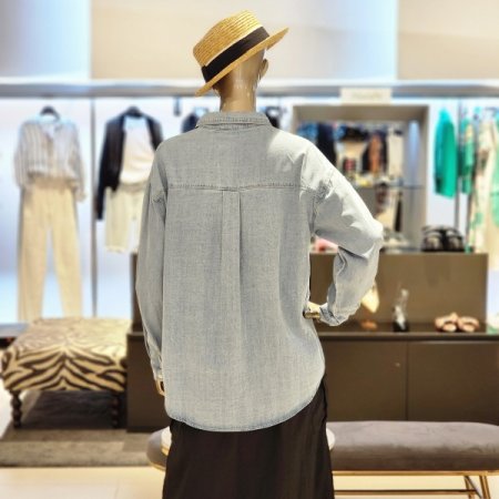 루즈핏 심플데님셔츠