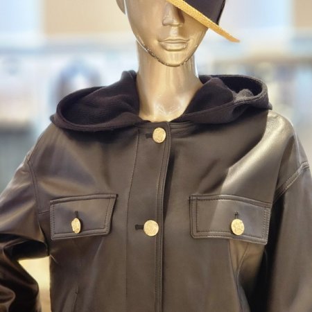 리얼양가죽 후드자켓