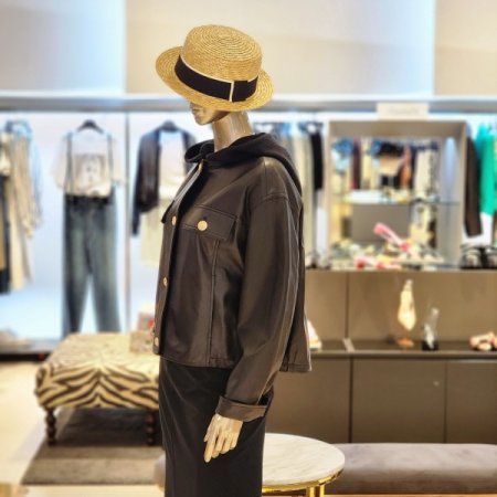 리얼양가죽 후드자켓