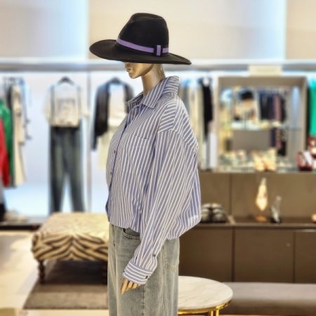 허리밴딩 루즈핏셔츠