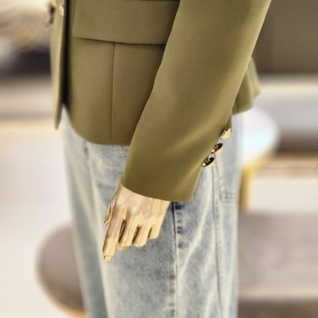 더블버튼 금장자켓