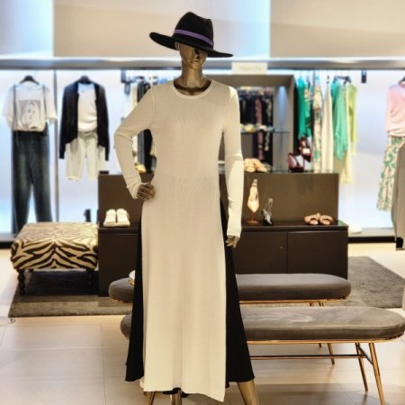 옆트임 골지 롱롱원피스